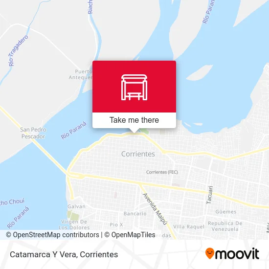 Catamarca Y Vera map