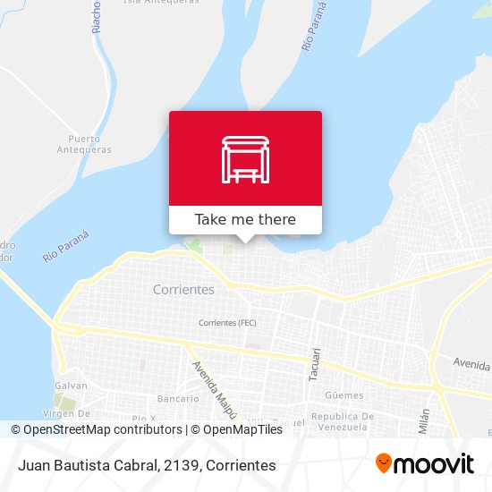 Juan Bautista Cabral, 2139 map