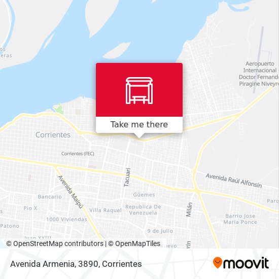 Mapa de Avenida Armenia, 3890