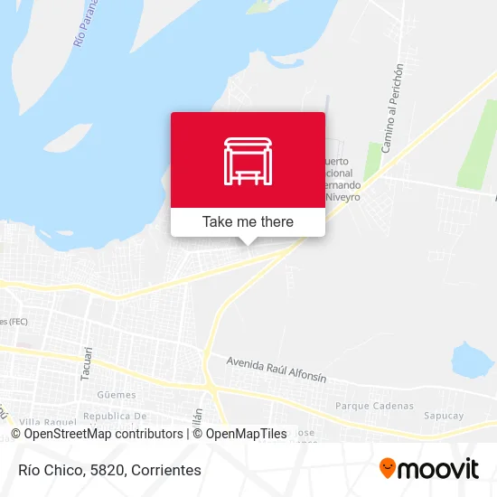 Río Chico, 5820 map