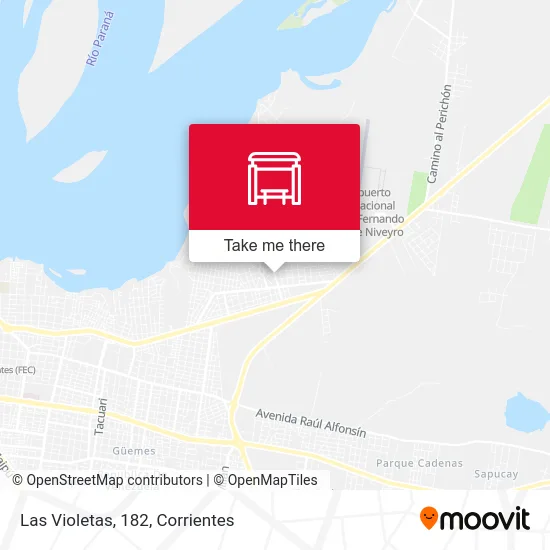 Las Violetas, 182 map