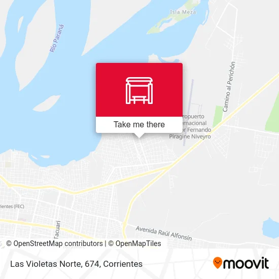 Las Violetas Norte, 674 map