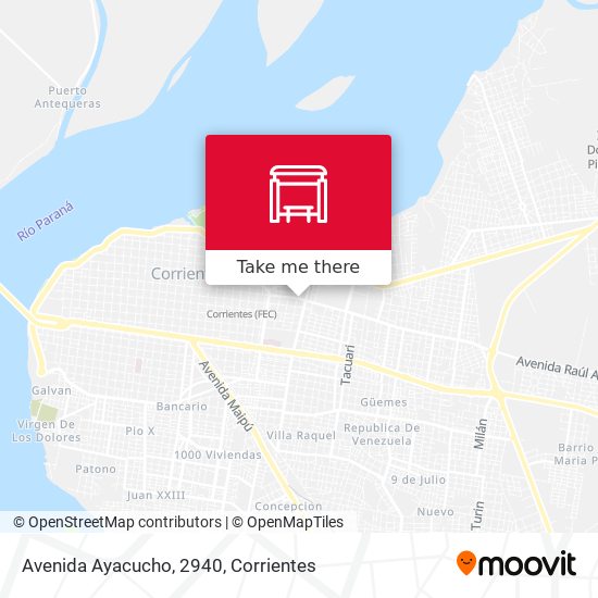 Avenida Ayacucho, 2940 map