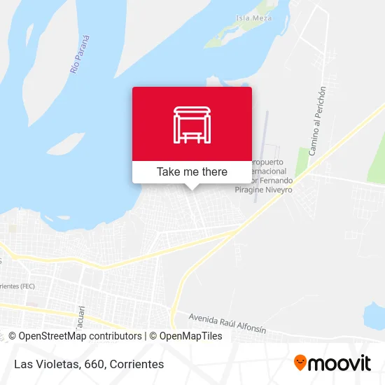 Las Violetas, 660 map