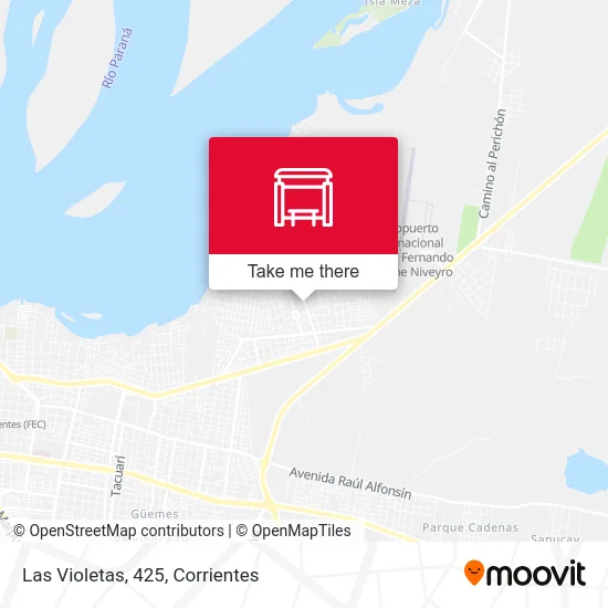 Las Violetas, 425 map