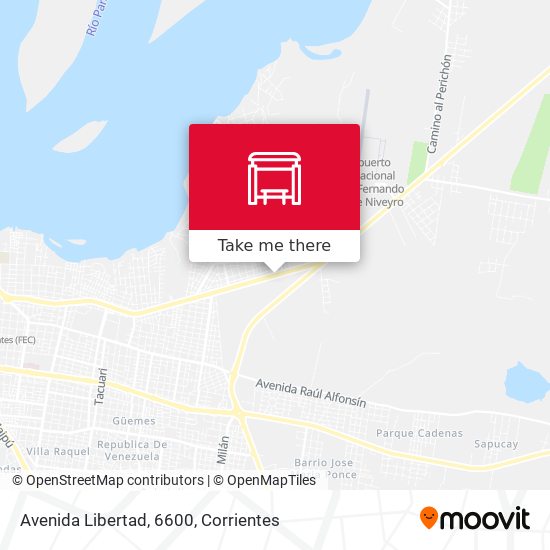 Mapa de Avenida Libertad, 6600