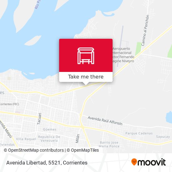 Avenida Libertad, 5521 map