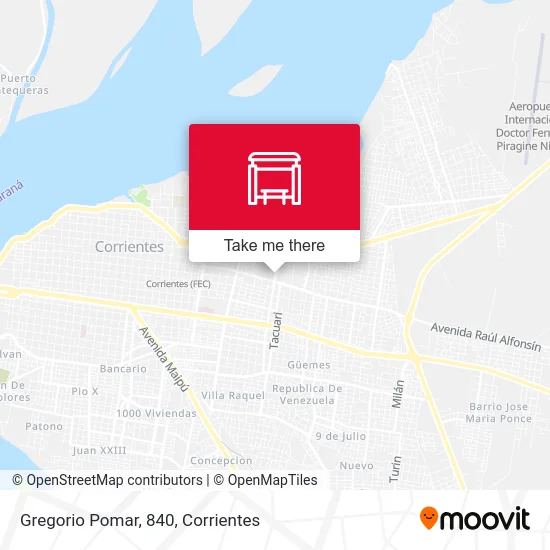 Gregorio Pomar, 840 map