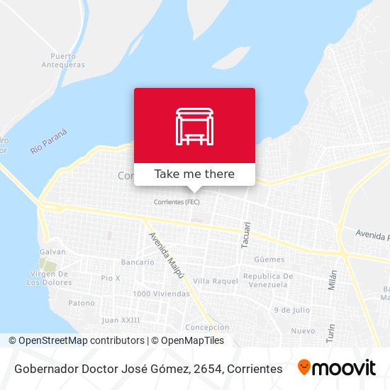 Gobernador Doctor José Gómez, 2654 map