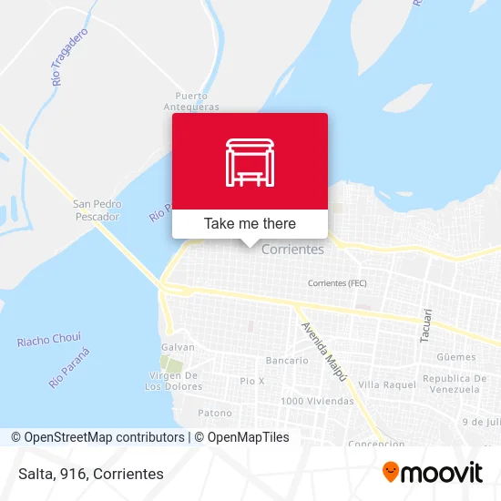 Salta, 916 map