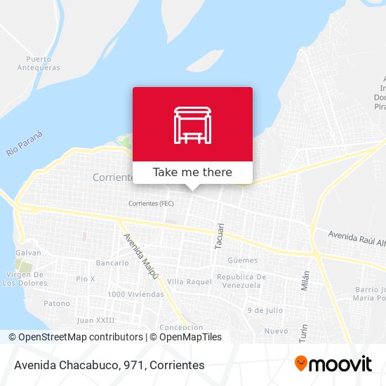 Mapa de Avenida Chacabuco, 971