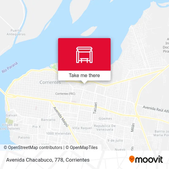 Avenida Chacabuco, 778 map