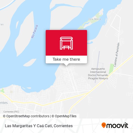 Las Margaritas Y Caá Catí map