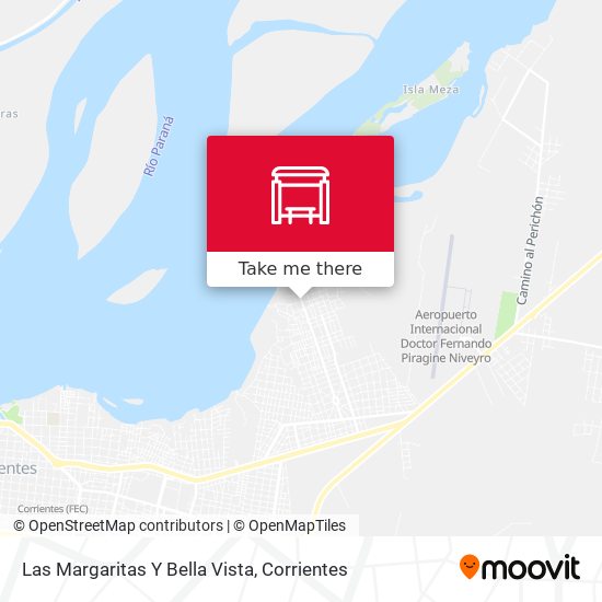 Las Margaritas Y Bella Vista map