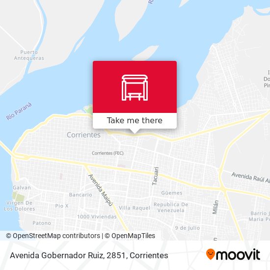 Avenida Gobernador Ruiz, 2851 map