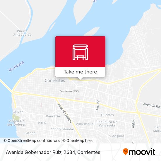 Avenida Gobernador Ruiz, 2684 map