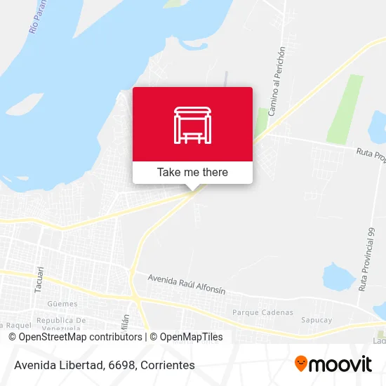 Avenida Libertad, 6698 map