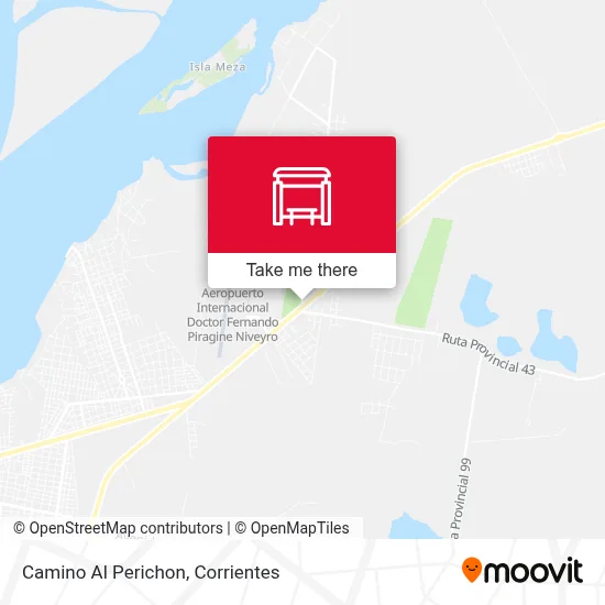 Camino Al Perichon map