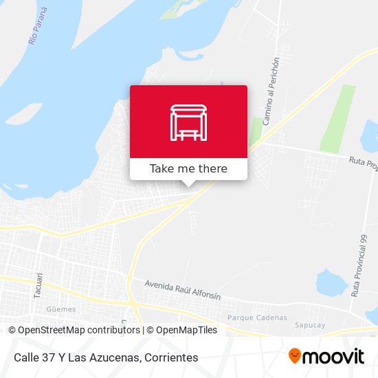 Mapa de Calle 37 Y Las Azucenas