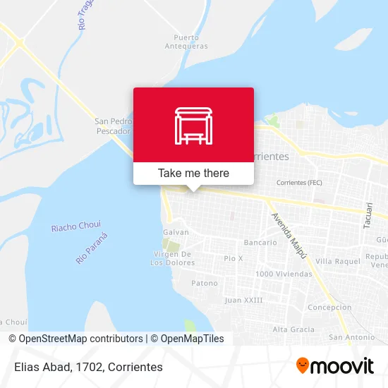 Elias Abad, 1702 map