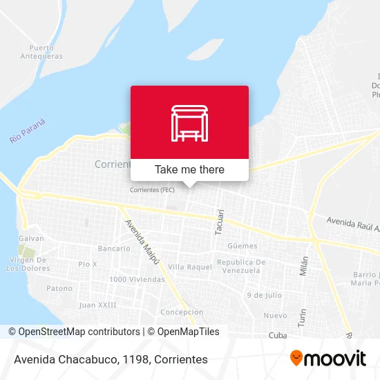 Avenida Chacabuco, 1198 map