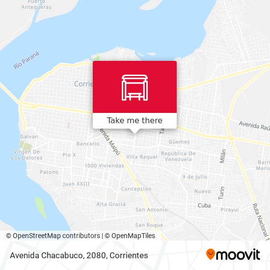 Avenida Chacabuco, 2080 map