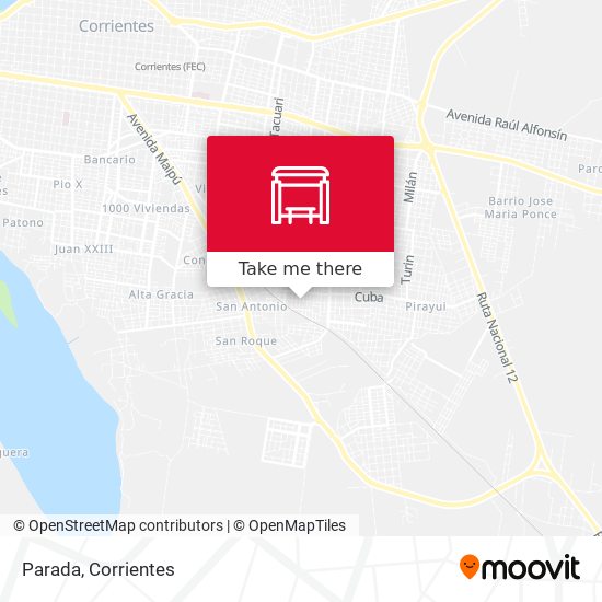Mapa de Parada