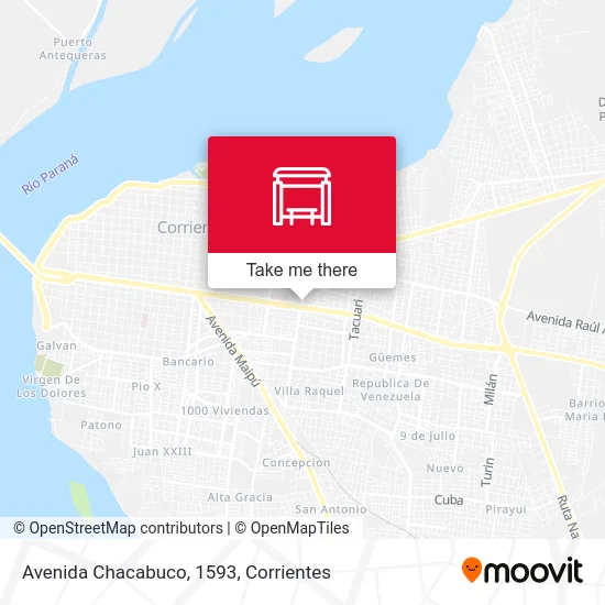 Avenida Chacabuco, 1593 map