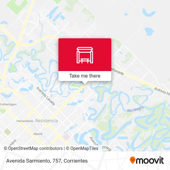 Avenida Sarmiento, 757 map