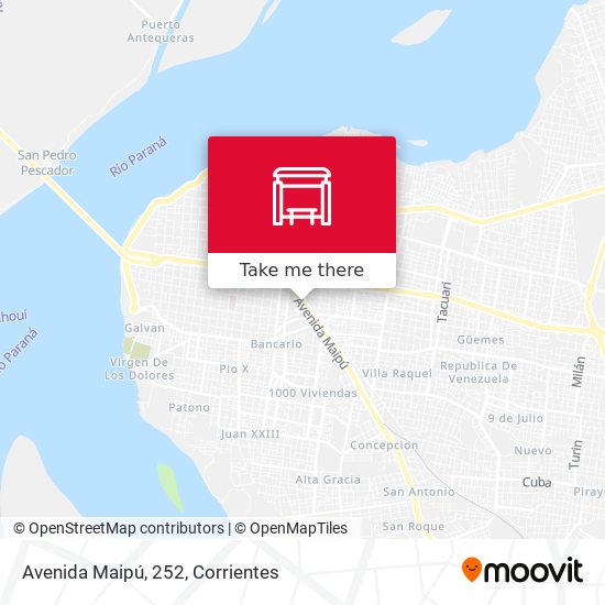 Avenida Maipú, 252 map