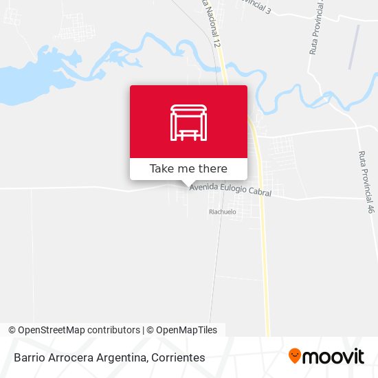 Barrio Arrocera Argentina map