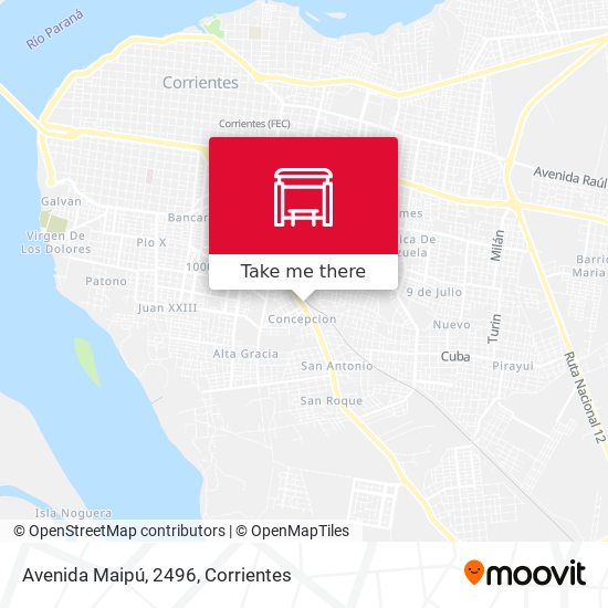 Mapa de Avenida Maipú, 2496