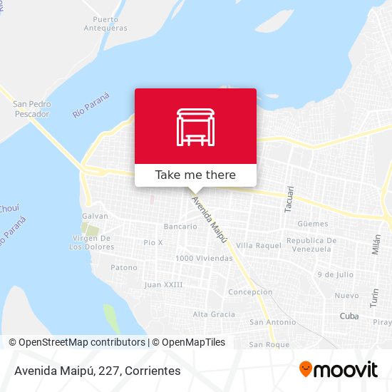 Avenida Maipú, 227 map