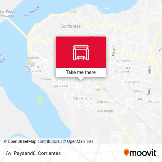 Av. Paysandú map