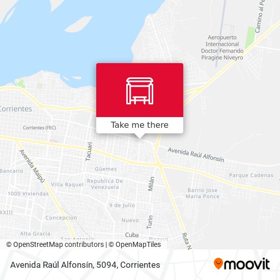 Mapa de Avenida Raúl Alfonsín, 5094