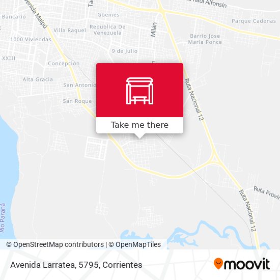 Avenida Larratea, 5795 map