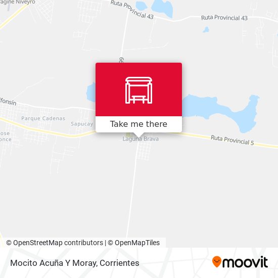 Mapa de Mocito Acuña Y Moray