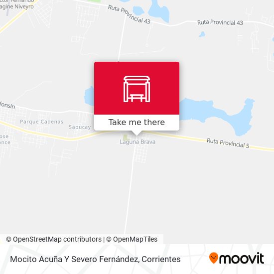 Mocito Acuña Y Severo Fernández map