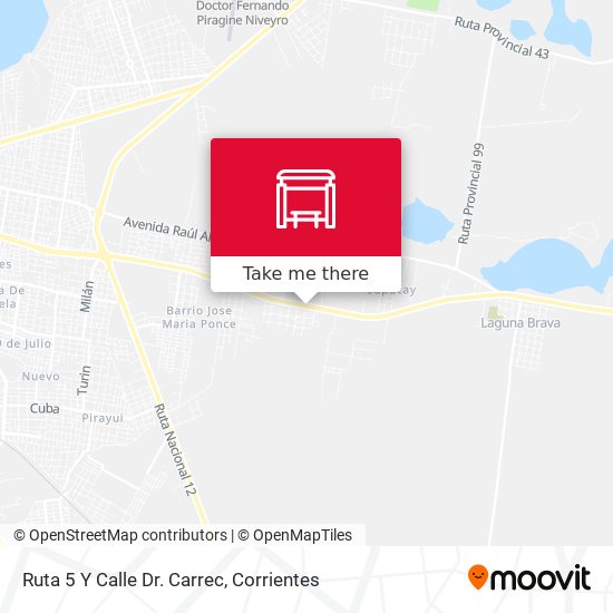 Ruta 5 Y Calle Dr. Carrec map
