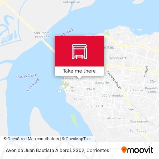 Mapa de Avenida Juan Bautista Alberdi, 2302