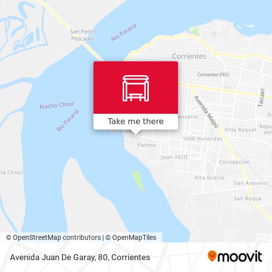 Mapa de Avenida Juan De Garay, 80