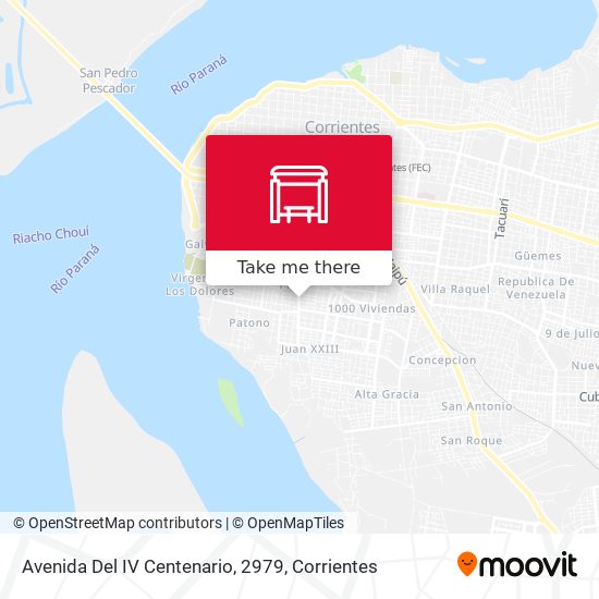 Mapa de Avenida Del IV Centenario, 2979