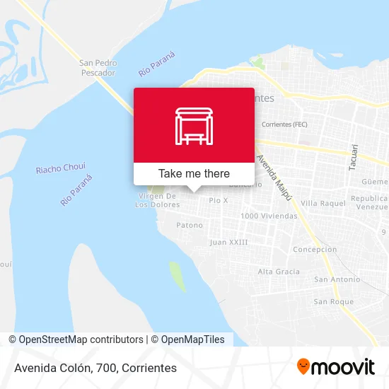 Avenida Colón, 700 map