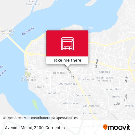 Mapa de Avenida Maipú, 2200