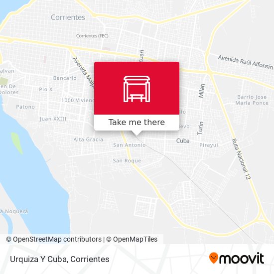 Mapa de Urquiza Y Cuba