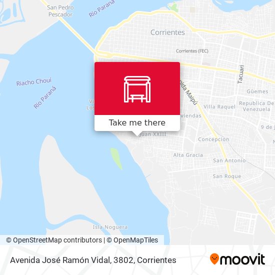 Avenida José Ramón Vidal, 3802 map