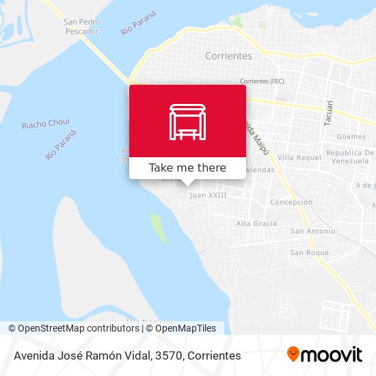 Avenida José Ramón Vidal, 3570 map