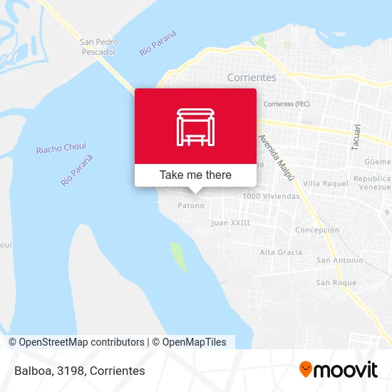 Balboa, 3198 map