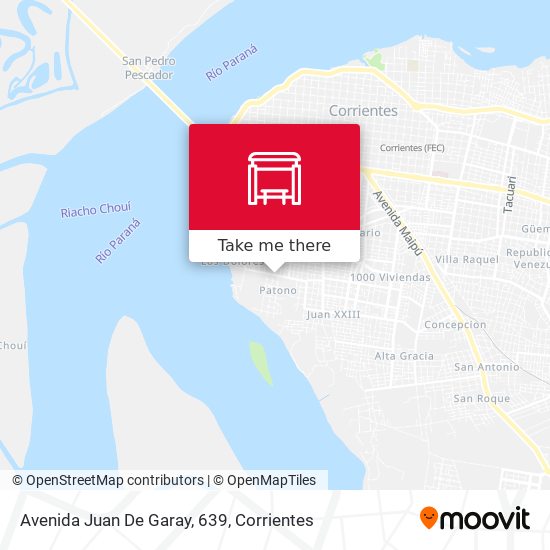 Avenida Juan De Garay, 639 map
