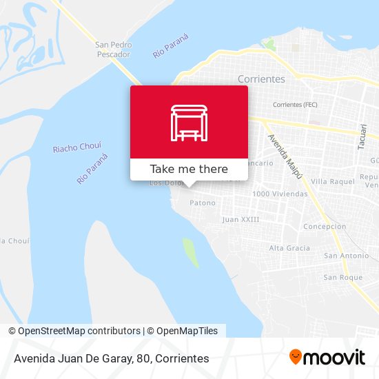 Mapa de Avenida Juan De Garay, 80